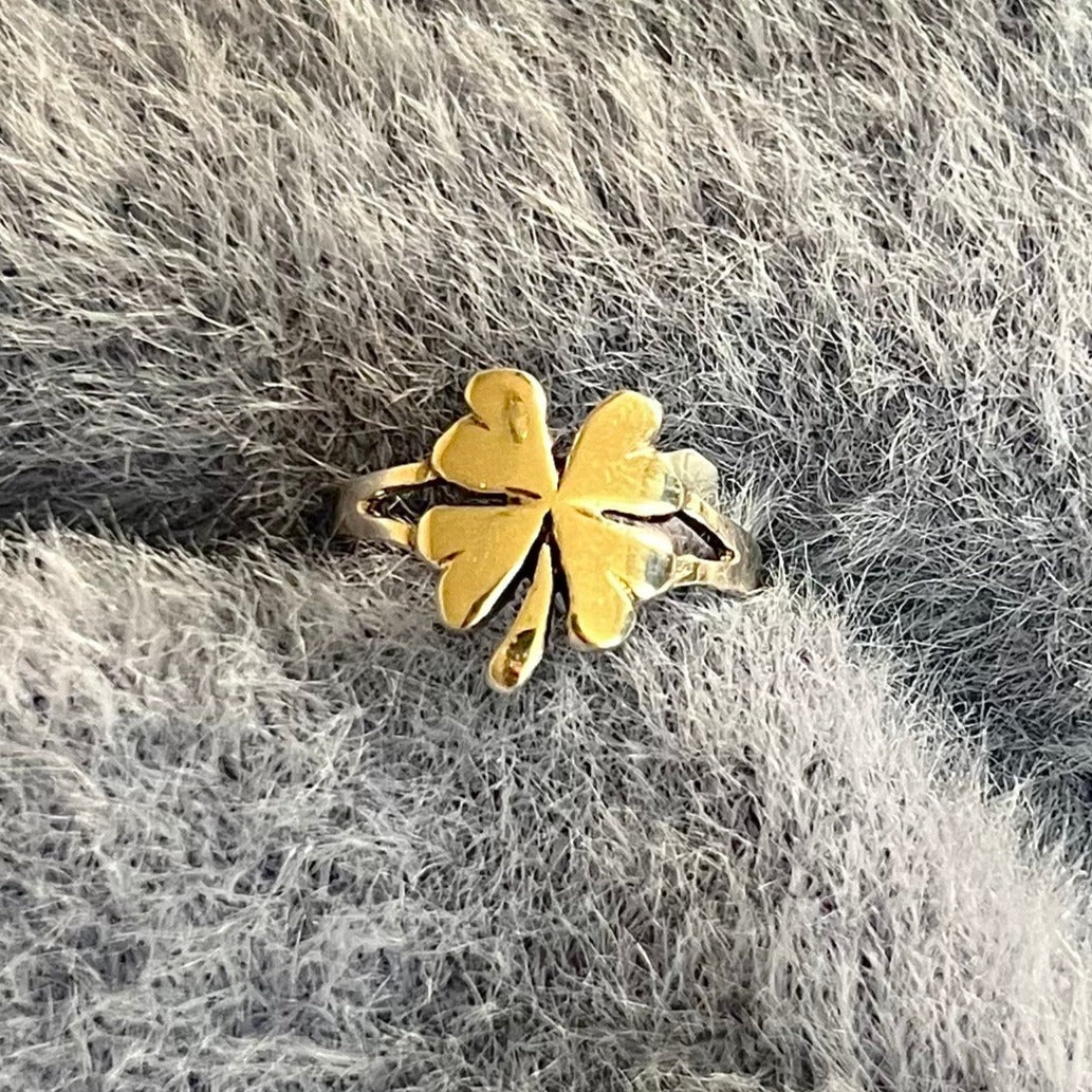 Trebol Lucky Clove 925 Sterling Silver Ring