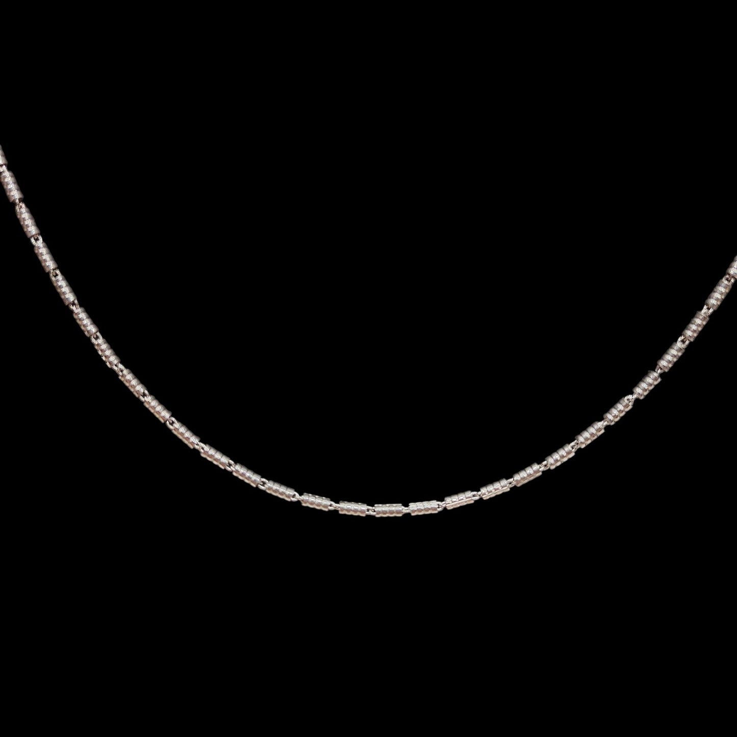 925 SILVER LINK BAR 22IN CHAIN NECKLACE