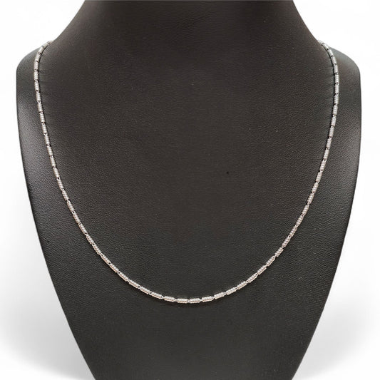 925 SILVER LINK BAR 22IN CHAIN NECKLACE