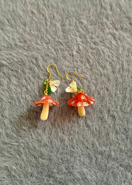 Cottagecore-shroom Earrings